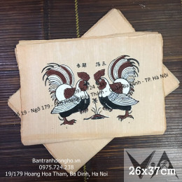 Tranh Đông Hồ Tam Dương Khai Thái